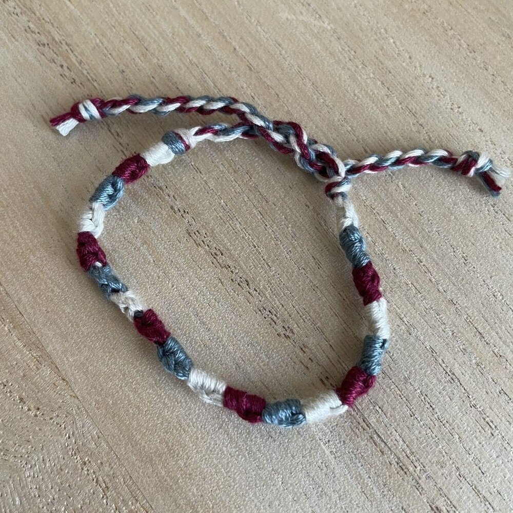 Nirvana Bracelet, anklet, trendy, comfortable, tie, embroidery thread, woven, gi